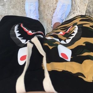 Bape shark shorts